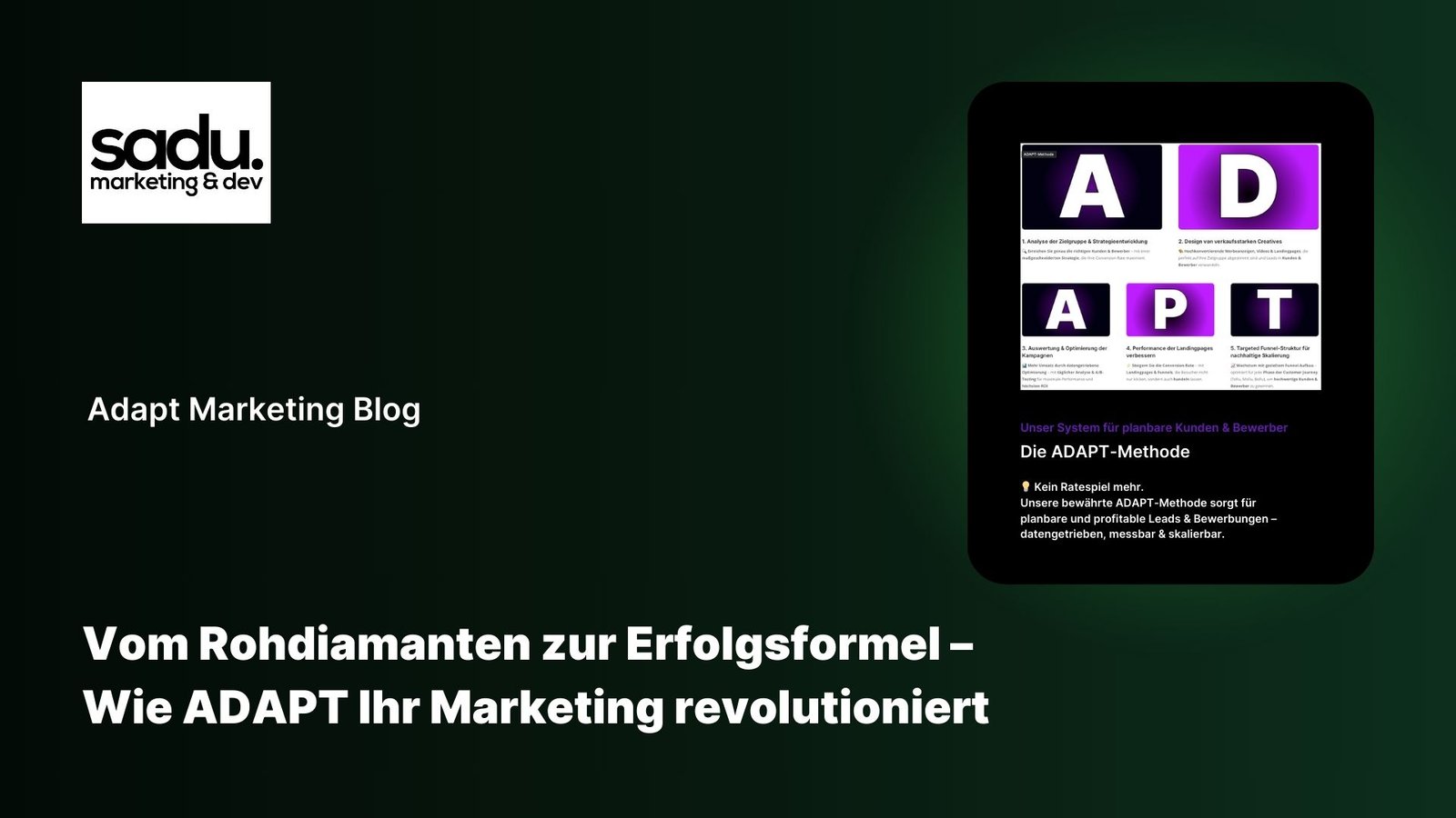 Adapt Marketing Blog